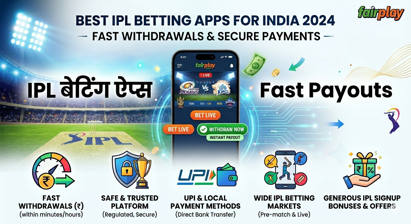 Best Betting Apps for IPL with UPI and Bonus | Fairplay