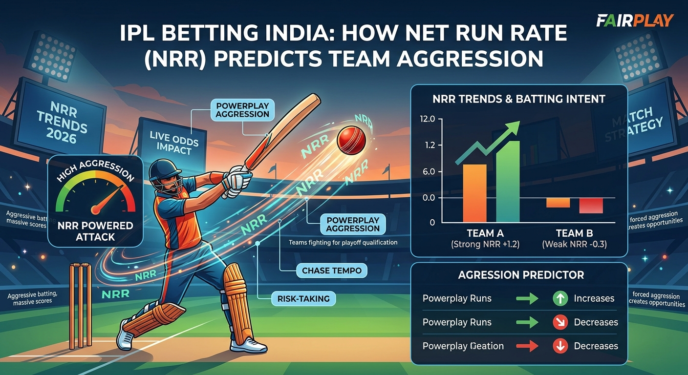 IPL Betting India: How Net Run Rate Predicts Team Aggression