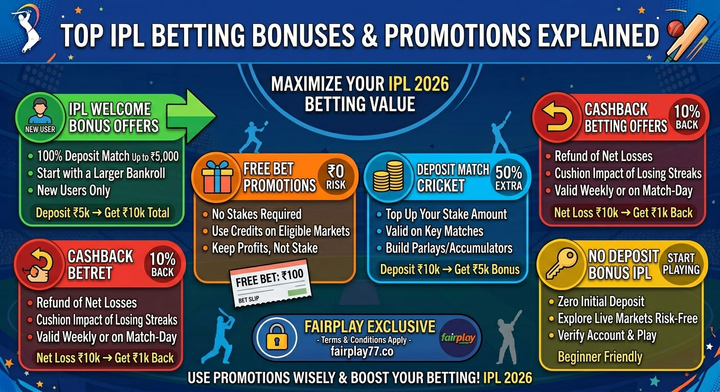 Top IPL Betting Bonuses 2026
